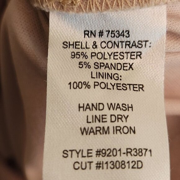 Cynthia Rowley Neutral Beige Stretch Lace Spaghetti Strap Maxi Dress Size 14 - Picture 6 of 6